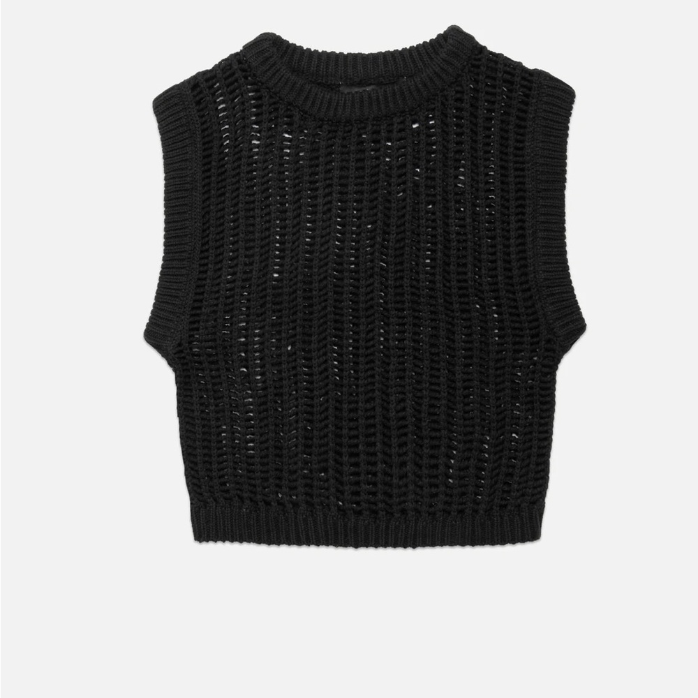 Deluc Pink Cropped Knit Sleeveless Top - Picture 8 of 10